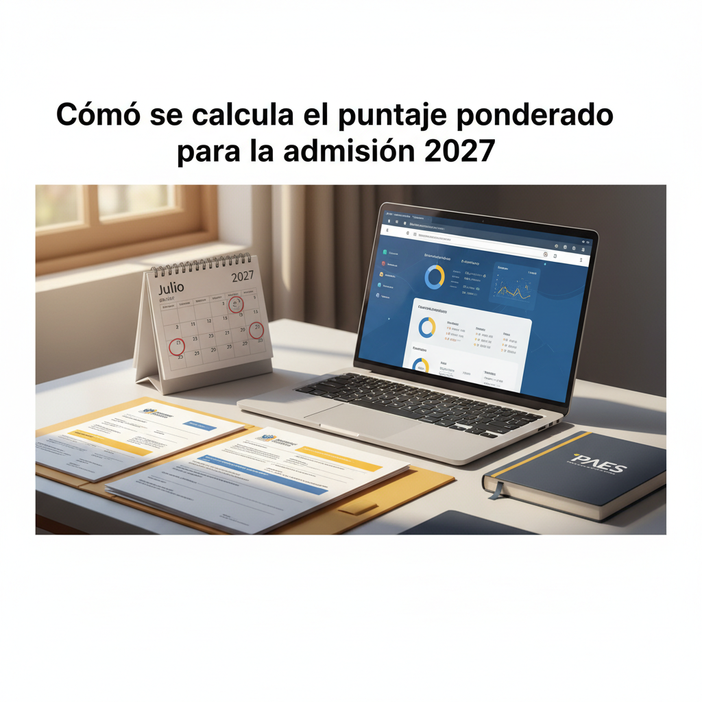 Imagen ilustrativa: Cómo se calcula el puntaje ponderado para la admisión 2027